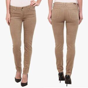 Kut from the‎ Kloth Diana Skinny Corduroy Pants Khaki Tan Beige NWT Size 0
